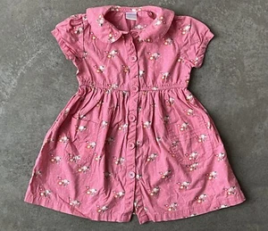 Steve & Barry's Pink Floral Front Bottom Dress Size 3T - Picture 1 of 4