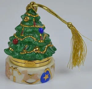 Scatola portagioie albero di Natale Lenox decorazione natalizia collezione tesori Cina - Foto 1 di 1