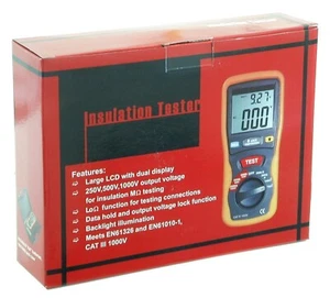 Original CEM DT-5500 Digital Insulation Tester 1000V 2000 Mega Ohm Meter - Picture 1 of 2