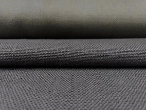 2.125 yds Restoration Hardware Italian Textured Weave Carbon Gray Fabric - Picture 1 of 10