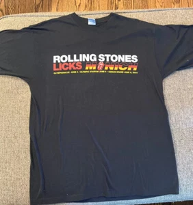 Authentic Vintage 2003 Rolling Stones Tour Concert T Shirt Munich Germany MINT ! - Picture 1 of 11
