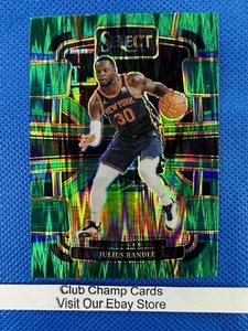 2023-24 #46 Julius Randle Panini Select Concourse Shock Green Prizm Knicks - Picture 1 of 2