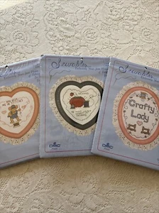 Kits de punto de cruz contados, costura y artesanía relacionados nuevo en paquete lote de 3 - Imagen 1 de 7