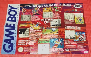 Flyer Werbung Poster Konsole Nintendo Game Boy Dmg Ita Mario Land Zelda Yoshi - Bild 1 von 3