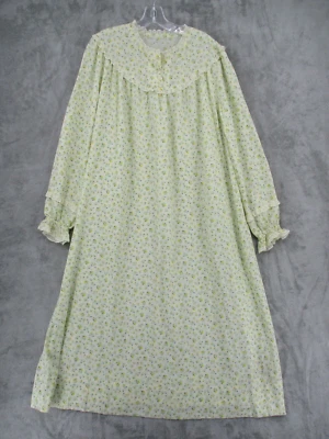 Camisón vintage hecho a mano para mujer mediano Ditsy floral encaje modesto abuela Foto 1 de 4