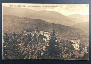 Schwarzburg Germany Antique Postcard Schwarzatal Schwarzburg Castle Helens Seat - Picture 1 of 7