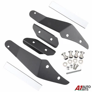Curved LED Light Bar Bracket Support Kit Windscreen Mount Roof Offroad 4X4 Roof - Picture 1 of 7