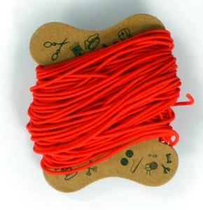 Schmuck-Hobby elastische Kordel 10 m / Ø 0,8 mm hellrot - Bild 1 von 1