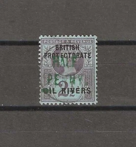 NIGERIA/OIL RIVERS 1893 SG 11 USADO CERTIFICADO - Imagen 1 de 2