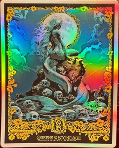QUEENS OF THE STONE AGE NEW YORK NY POSTER/STICKER OCTOBER 10TH 2025 - Picture 1 of 4
