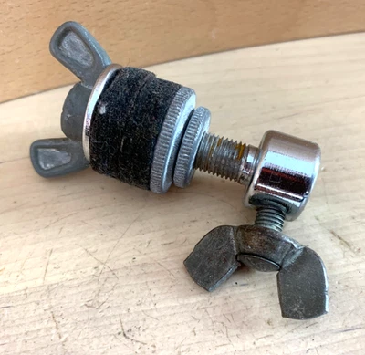 Soporte de platillo embrague LUDWIG Hi-Hat parte años 60 70 de colección completo con lavadora de tazas Foto 1 de 4