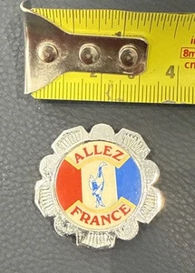 ALTES VINTAGE ALLEZ FRANKREICH INTERNATIONAL ABZEICHEN - Bild 1 von 11