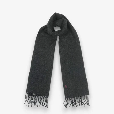 Vintage Ralph Lauren Wool Scarf Fringe Winter Warmer Christmas Neck Scarves - Image 1 of 4