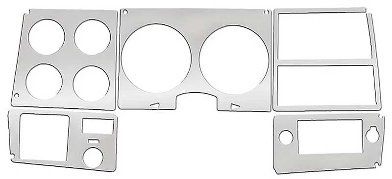 Chevy GMC Pickup Blazer 1978-80 Jimmy Suburban; juego de inserciones de bisel de tablero; con aire Foto 1 de 4