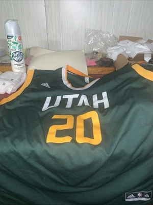 Gordon Hayward NBA Utah Jazz Green 20 Adidas Jersey  Mens SZ 2x EXCELLENT - Imagem 1 de 4