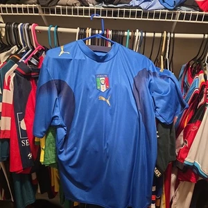 Italy 2004-2006 Vintage Home Shirt Soccer Jersey Men’s Trikot Italia size L - Picture 1 of 5