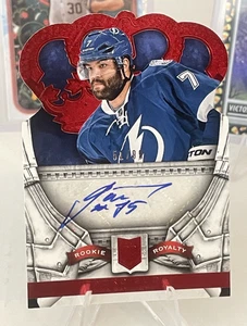 2013-14 Crown Royale Premiere Date Ruby #235 Radko Gudos 51/99 Auto RC - Picture 1 of 5