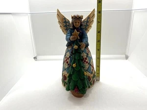 Jim Shore Angel with Christmas Tree – Heartwood Creek Holiday Figure – 2003 - Picture 1 of 12