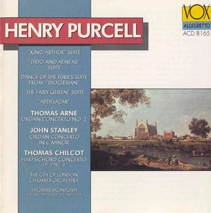 Purcell / Arne / Stanley / Chilcot - British Dance Suites & Concerti - Vox CD - Picture 1 of 3