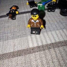 LEGO Train: Cargo Railway 4559 (1996) - Rare Mini Figure Only VINTAGE Fig +Hair
