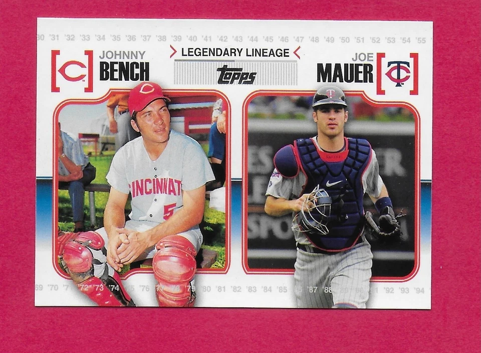 Johnny Bench 2000 a 2025 Topps insertos/paralelos - TÚ ELIGES - CASI NUEVO Foto 1 de 1