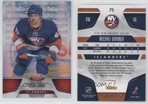 2011-12 Certified Mirror Red /199 Michael Grabner #75