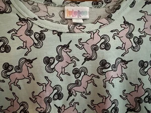 LuLaRoe Kids GRACIE Size 14 Unicorns Rare - Picture 1 of 7