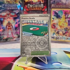 Practice Studio - 186/193 - Paldea Evolved - Pokemon TCG - Reverse Holo - NM - Picture 1 of 2
