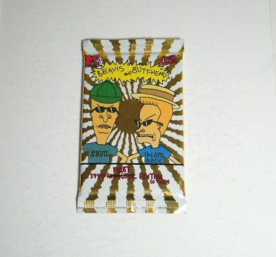 Paquete de tarjetas selladas Beavis and Butthead 1994 primera edición Fleer Ultra de MTV  Foto 1 de 2