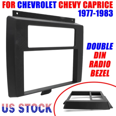 Double Din Radio Bezel For Chevrolet Chevy Caprice 1977-1983 2-Door & 4-Door US Foto 1 de 4