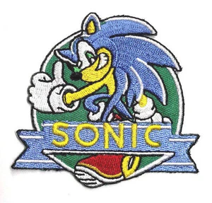 Sonic the Hedgehog animierter gestanzter 3" gestickter Aufnäher - USA per Versand - Bild 1 von 2