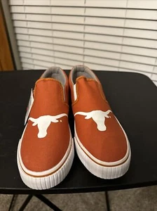 Size 9 Foco Texas Longhorns Canvas Mens Shoes NWT - Picture 1 of 3