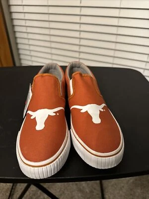 Size 9 Foco Texas Longhorns Canvas Mens Shoes NWT - Image 1 of 3