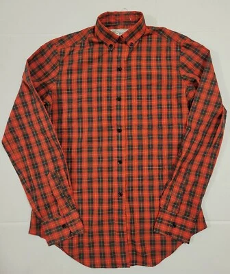 Top De Colección The Jean Co Charlotte Ford Para Mujer Talla 6 Rojo Negro A Cuadros Abotonados L/S Foto 1 de 4