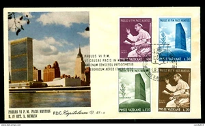 1965 Pope Paul VI visit to United Nations,USA/New York ,Vatican,483,FDC - Picture 1 of 1