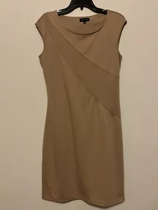 Spense Damen Größe 8 Kleid Hellbraun Ärmellos Karriere - Bild 1 von 4