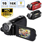 1080P HD Camcorder Digital Video Camera TFT LCD 24MP 16X Zoom DV AV Night Vision