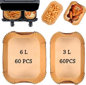 Airfryer Backpapier Für Philips Airfryer Dual Basket 3000 Series 9L, Philips Air - Bild 1 von 12