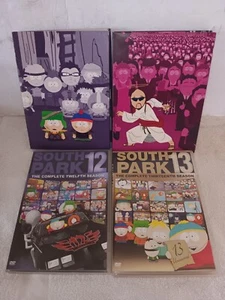 South Park DVD Lot 0f 4 The Complete Seasons 4, 11, 12, 13 Each Contain 3 DVDs - Picture 1 of 11