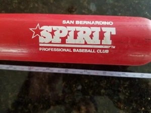 SAN BERNADINO SPIRIT BASEBALL BAT PROMOTIONAL FULL SIZE BAT VHTF RARE - Picture 1 of 5