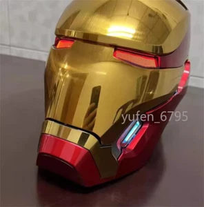 IN STOCK New Iron Man Mk50 Friday 1/1 Wearable Helmet Cosplay LED Props Gift - Afbeelding 1 van 8