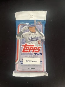 2025 TOPPS SERIES 2 BASEBALL GUARANTEED AUTOGRAPH AUTO CARD HOT VALUE PACK - Picture 1 of 1