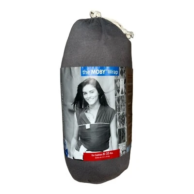 Moby Wrap Portabebés/Eslinga Gris Neutro Diseño Ergonómico - Nuevo Foto 1 de 4