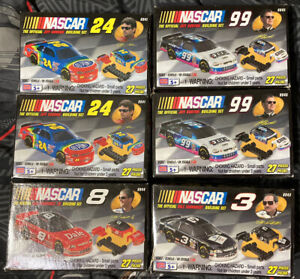 Mega Blocks NASCAR 4 Car Set Jeff Gordon 24 Dale Earnhardt Sr Burton Martin 