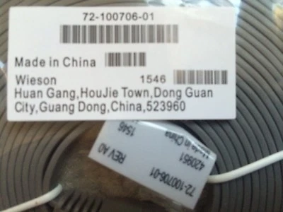 Cisco CAB-DV10-12.5m PoE rated flat grey Ethernet Cable for Touch 10 and MX700 - Image 1 of 4