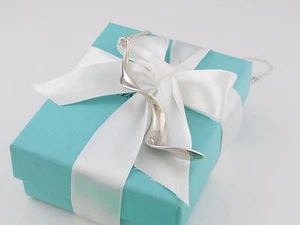 Collar Tiffany & Co Plata 925 Gehry Orquídea Versión Grande 2.75 Pulgadas Colgante  - Imagen 1 de 6