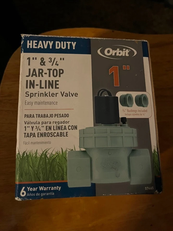 Orbit Heavy Duty 3/4 in. or 1 in. Green Jar Top Valve 6 yr warranty, Model:57465 - Image 1 of 1