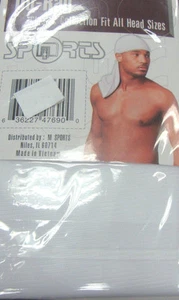 Durag Expand traspirante adatto a tutte le taglie di testa - BIANCO - Foto 1 di 1