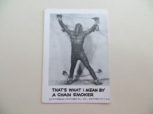 1961 LEAF SPOOK STORIES MONSTERS CARD # 38 THE CREATURE FROM THE BLACK LAGOON