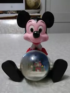 Vintage rare Mickey Mouse snow globe. Late 1950's Disneyland souvenir toy. - Picture 1 of 10